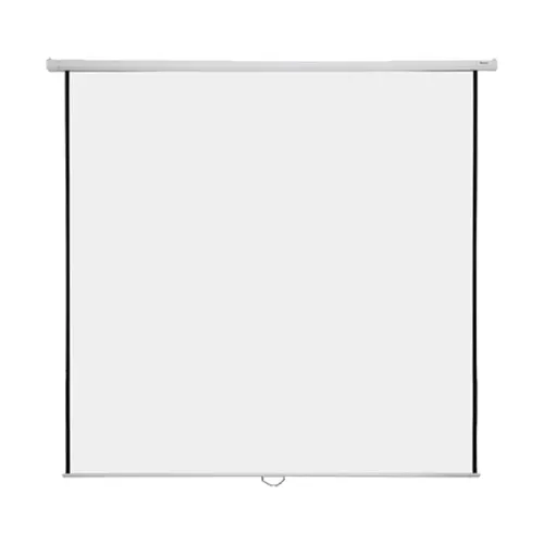 Super View Electric Projector Screen — 70 x 70 Inch