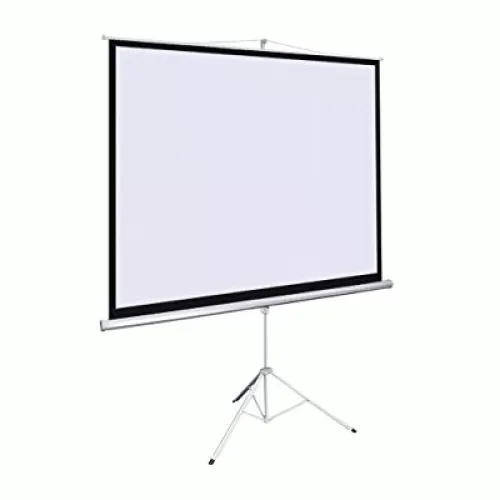 Super View Tripod Projector Screen — 96 x 96 Inch