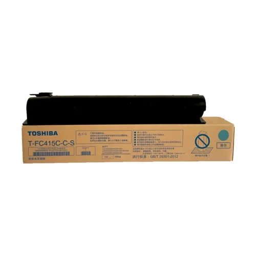 Toshiba T-FC415C-C Original Toner — Cyan, Bundle With Full Set