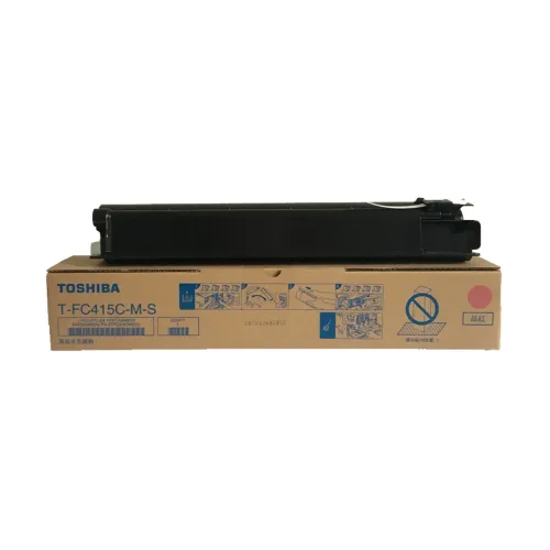 Toshiba T-FC415C-M Original Toner — Magenta (Bundle With Full Set)