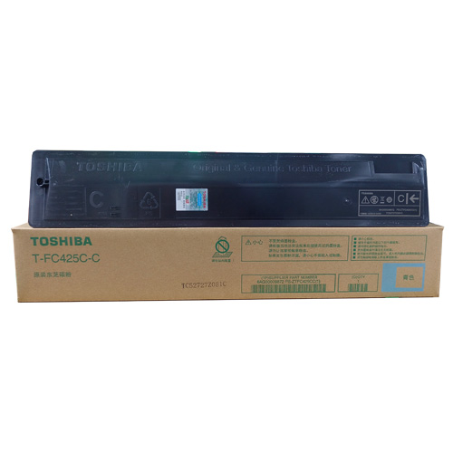 Toshiba T-FC425C-C Original Toner — Cyan, Bundle with Full Set