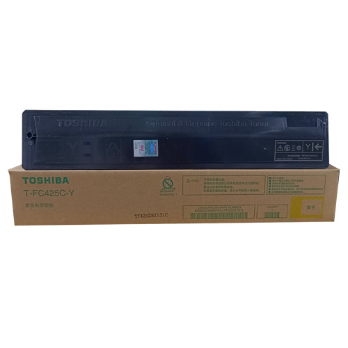 Toshiba T-FC425C-Y Original Toner — Yellow, Bundle With Full Set