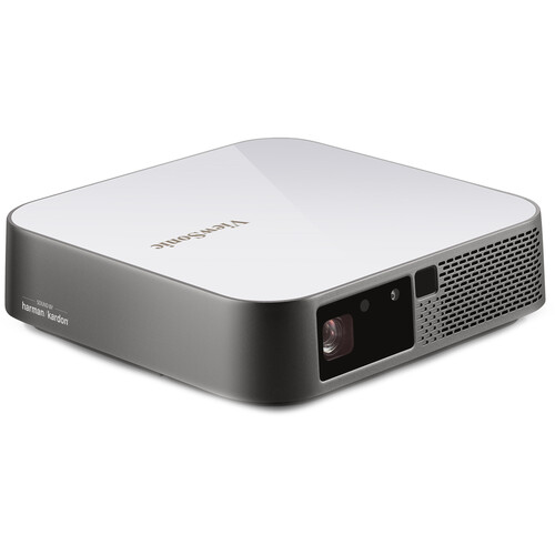 ViewSonic M2e Portable Android Mini Projector — 1000 Lumens, Smart Built-in Wi-Fi, 1080p