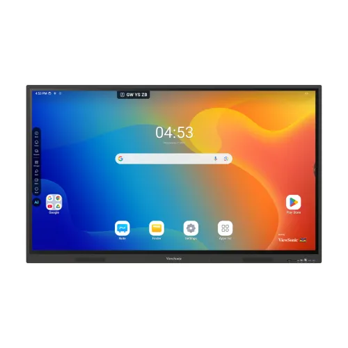 Viewsonic ViewBoard IN6505-N Interactive Flat Panel Display — 65", 4K UHD