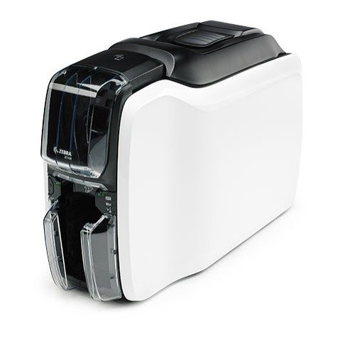 Zebra ZC100 Card Printer — Single-Sided, Without Ribbon & Card
