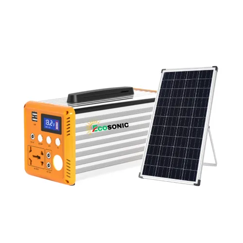 EcoSONIC SL82-L2 Portable Power Station with Solar Panel — 300W