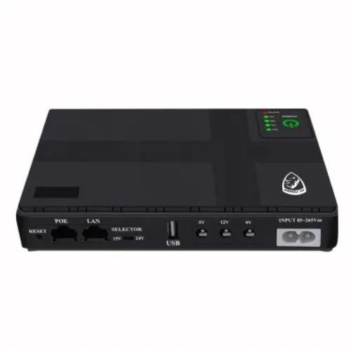 PC Power PCMU1018 Multifunction Mini UPS for Router — 8800mAh