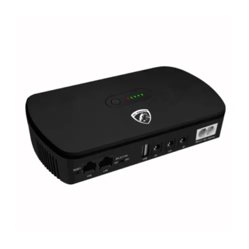 PC Power PCMU1018LED Mini UPS for Router — 10400mAh