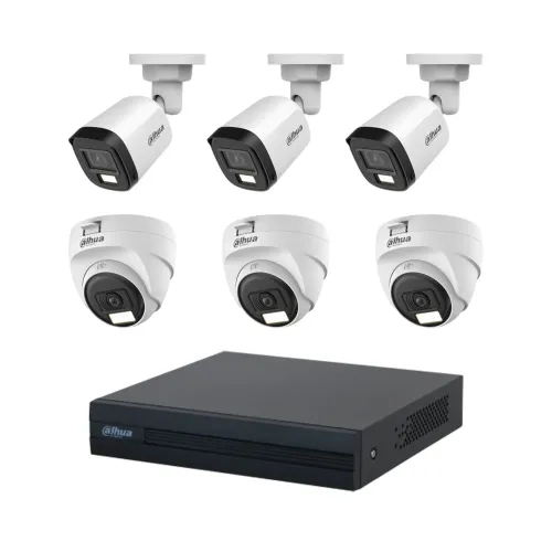 Dahua CC Camera Package — 6 Unit
