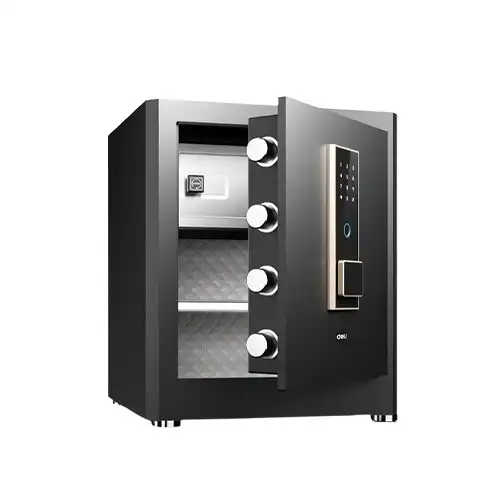 Deli ET596 Digital Safe Box / Locker / Vault — Fingerprint, Password