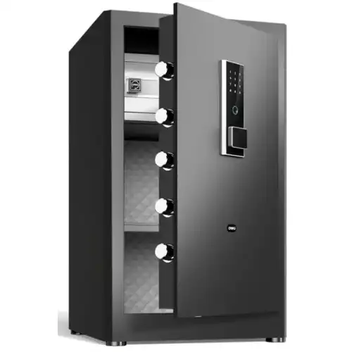 Deli ET597 Digital Safe Box / Locker / Vault — Fingerprint, Password