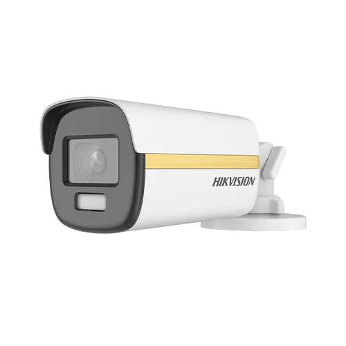 HikVision DS-2CE10DF3T-FS Fixed Mini Bullet Camera — 2MP, ColorVu, Audio