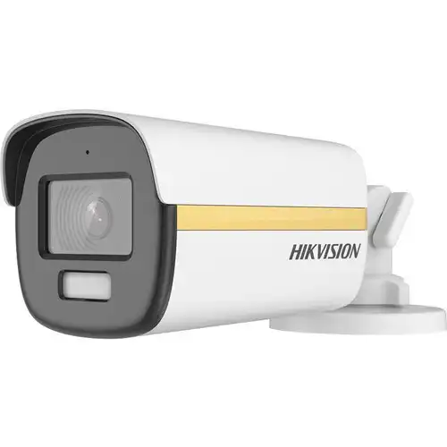 Hikvision DS-2CE12DF3T-FS Fixed Bullet Camera — 2MP, ColorVu, Audio