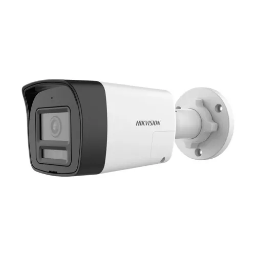 Hikvision DS-2CE16D0T-LXTS Fixed Mini Bullet CC Camera — 2MP, Two Way Audio & Siren