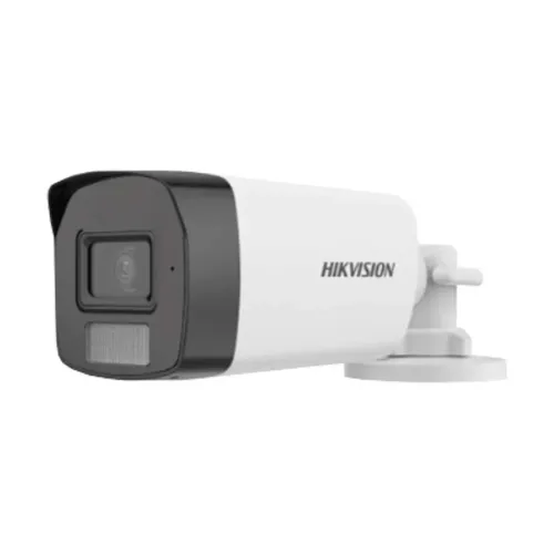 HikVision DS-2CE17D0T-LFS Smart Hybrid Light Fixed Bullet Camera — 2MP, Audio