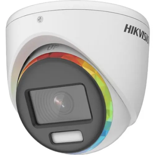 Hikvision DS-2CE70DF8T-MFSLN Fixed Turret Camera — 2MP, ColorVu, Audio