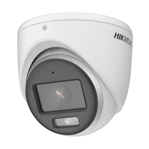 Hikvision DS-2CE70KF0T-MFS Audio Fixed Turret Camera — 3K, ColorVu