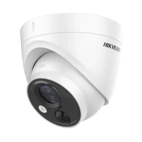Hikvision DS-2CE71H0T-PIRLO PIR Fixed Turret Camera — 5MP