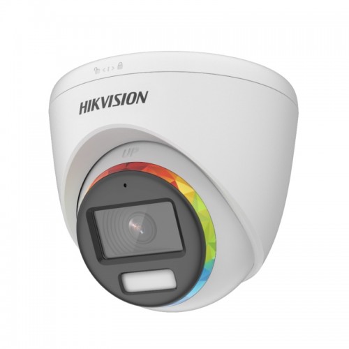 Hikvision DS-2CE72DF8T-FSLN Fixed Turret Camera — 2MP, ColorVu, Audio