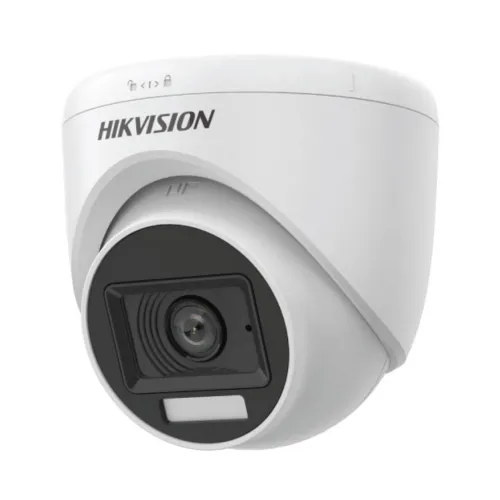 Hikvision DS-2CE76G0T-LPFS/S Dual Light Audio Fixed Dome CC Camera — 3MP