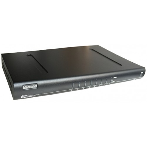 Micronet SP218D USB IP KVM — 8 Port, with 8 KVM Cables