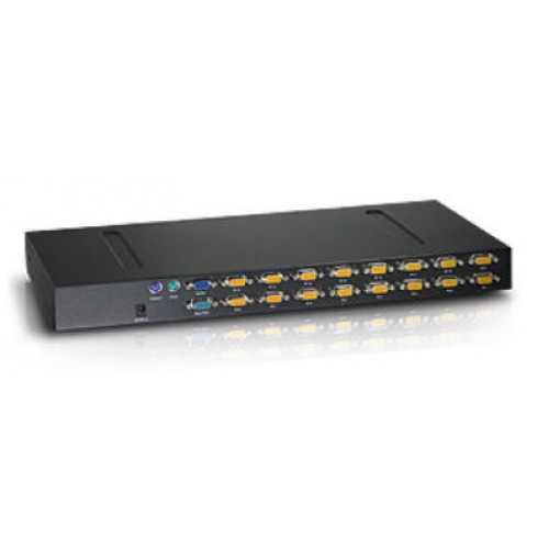 Micronet SP226D Combo KVM — 16 Port, with 16 Cables