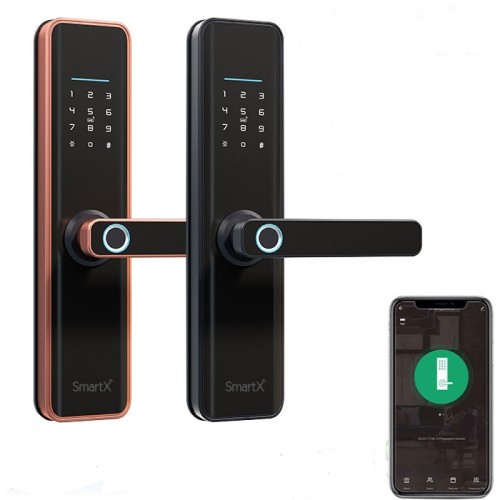 SmartX SX-528 Smart Door Lock — WiFi, Fingerprint