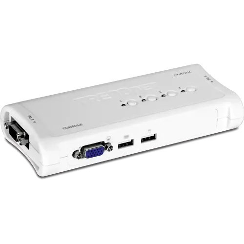 TRENDnet TK-407K USB KVM Switch Kit — 4-Port