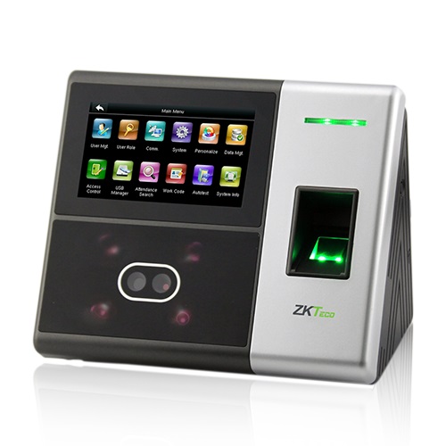 ZKTeco SFace900 Time Attendance and Access Control Terminal — Multi-Biometric, with Adapter