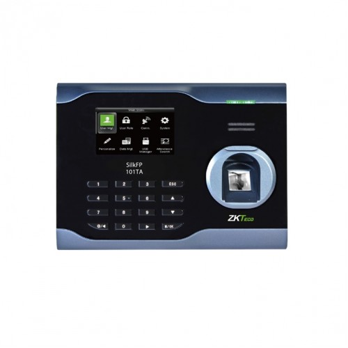 ZKTeco SilkFP-101TA Fingerprint Time Attendance Terminal — with Adapter