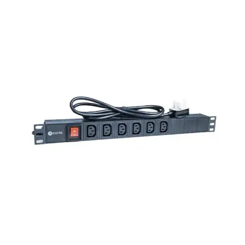 COTE CPDU-1U-6C13-13AMP PDU — 6 Port, C13