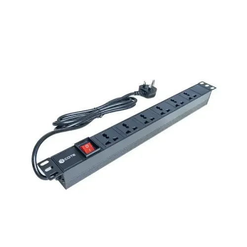 COTE CPDU-1U-6US-13AMP PDU — 6-Port Universal 3 Pin