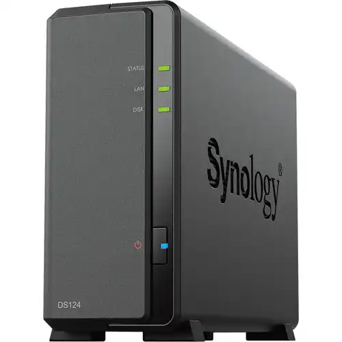 Synology DiskStation DS124 NAS Enclosure — 1-Bay