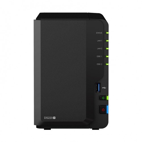 Synology DiskStation DS220+ NAS Enclosure — 2-Bay