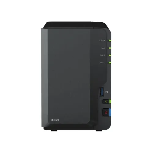 Synology DiskStation DS223 NAS Enclosure — 2-Bay