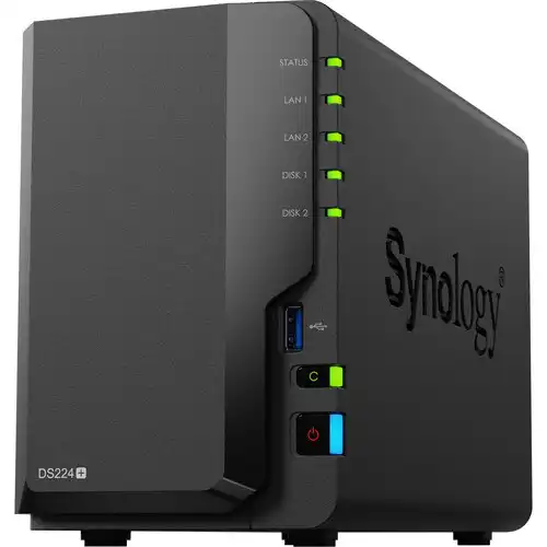 Synology DiskStation DS225+ NAS Enclosure — 2-Bay