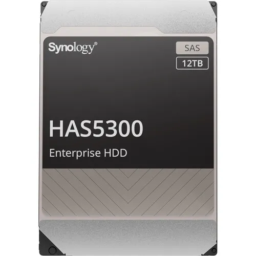 Synology HAS5300 Enterprise HDD — 12TB, 3.5", SAS