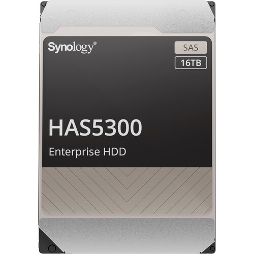 Synology HAS5300 Enterprise HDD — 16TB, SAS, 3.5"