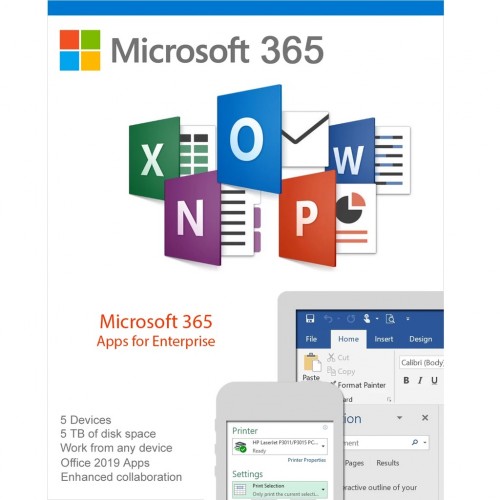 Microsoft 365 Apps for Enterprise — 1-Year Subscription