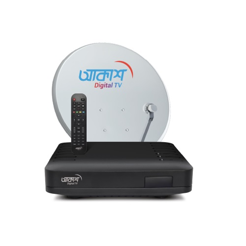 AKASH DTH Basic Full Setup — 130+ Live TV Channels, 60+ Full HD Channels
