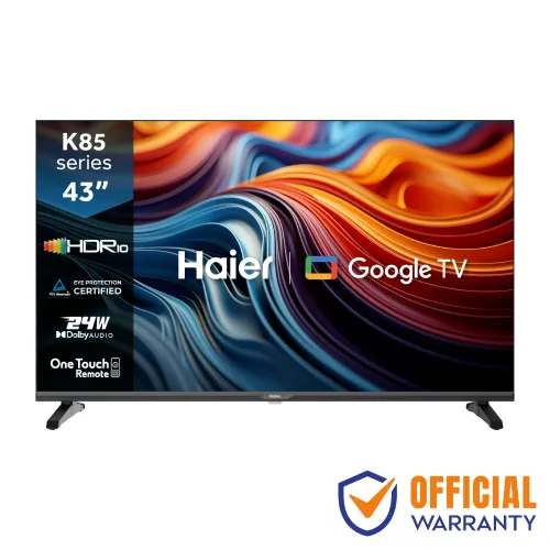 Haier H43K85GFX Google TV — 43", DLED, FHD