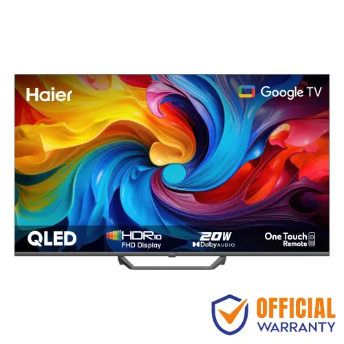 Haier H43S80EUX 43" Android Google TV — QLED, 4K