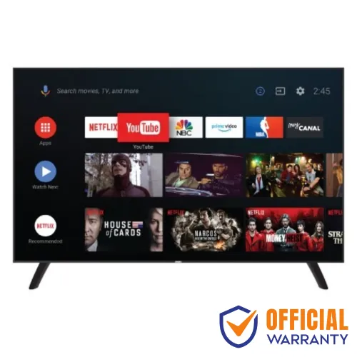 Smart SEL-65S224KKS Android TV — 65" 4K, Voice Control